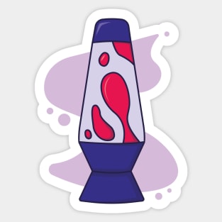 Lava lamp - Purple Sticker